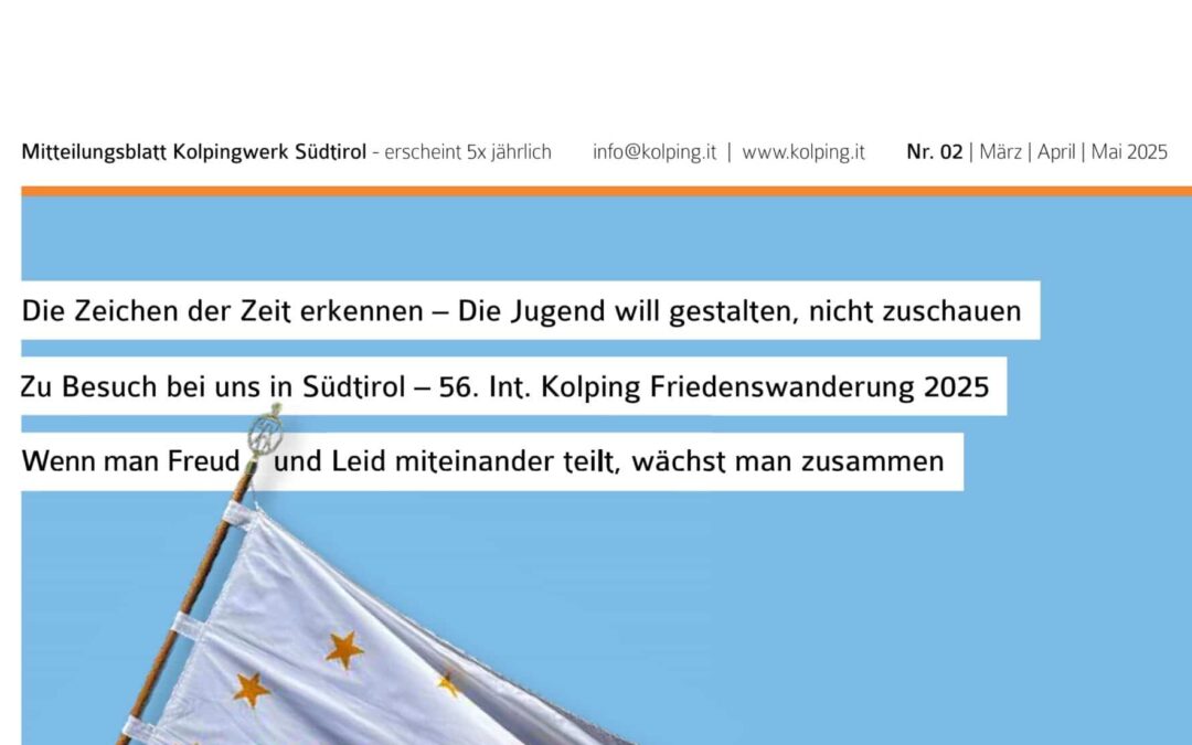Das neue Kolpingblatt ist online